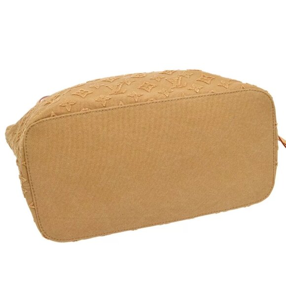 LOUIS VUITTON NEVERFULL MM SHOULDER TOTE BAG MONOGRAM STONE - Picture 9 of 10